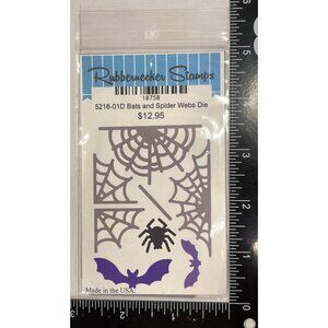 RARE HTF 10758 Rubbernecker Bats & Spider Webs Die 5216-01D